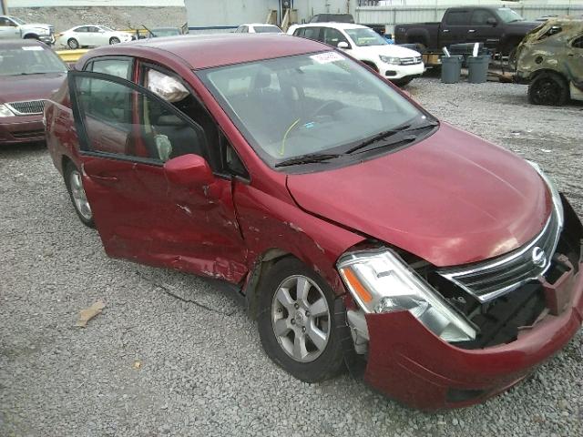 3N1BC1AP5BL482300 - 2011 NISSAN VERSA S RED photo 9