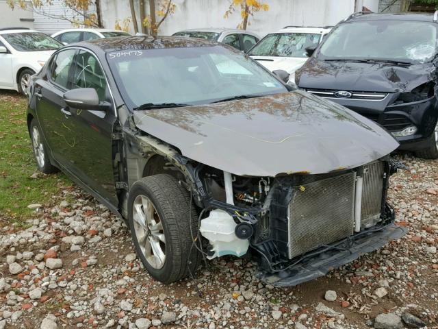 KNAGN4A67B5148918 - 2011 KIA OPTIMA EX CHARCOAL photo 1