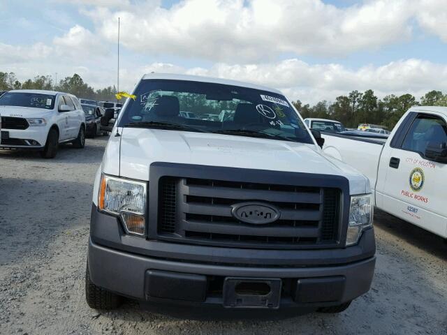 1FTMF1CM6CKD79776 - 2012 FORD F150 WHITE photo 9