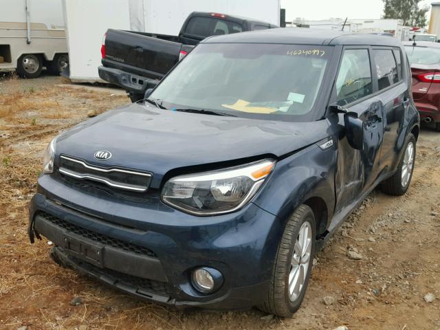 KNDJP3A52H7465202 - 2017 KIA SOUL + BLUE photo 2