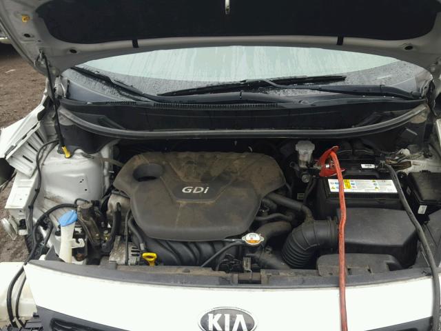 KNADM4A31D6269548 - 2013 KIA RIO LX SILVER photo 7