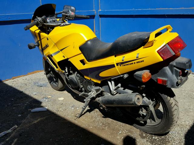 JKAEXMF193A096695 - 2003 KAWASAKI EX250 F YELLOW photo 3