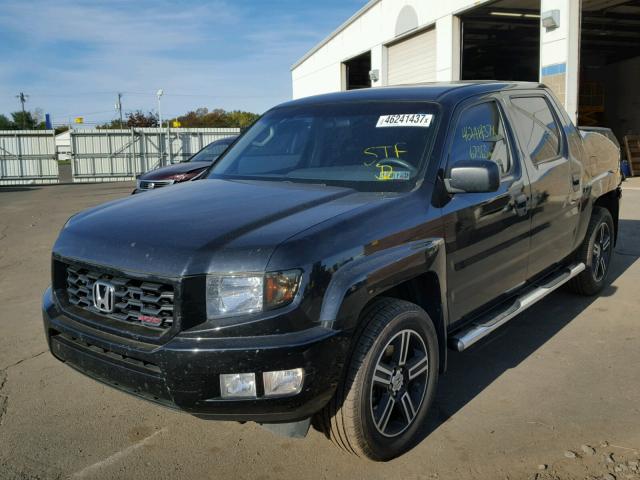 5FPYK1F78CB004009 - 2012 HONDA RIDGELINE BLACK photo 2