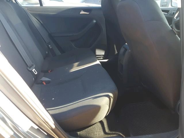 3VW2K7AJ0EM214474 - 2014 VOLKSWAGEN JETTA BASE GRAY photo 6