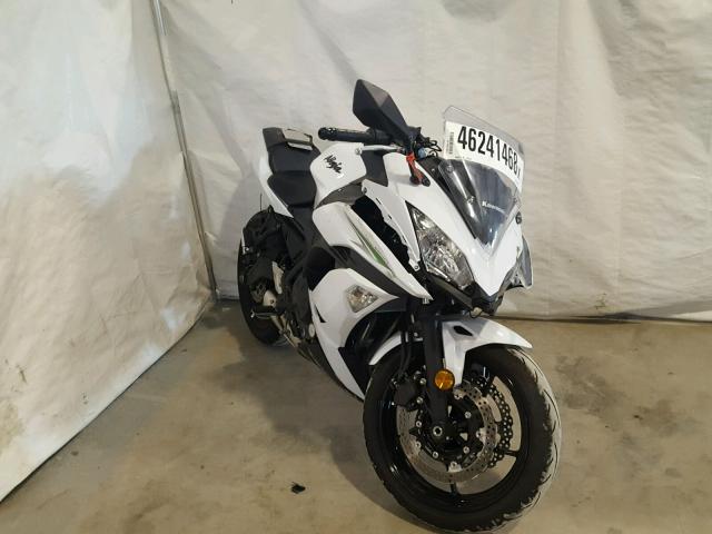 JKAEXEJ13HDA00775 - 2017 KAWASAKI EX650 J WHITE photo 1