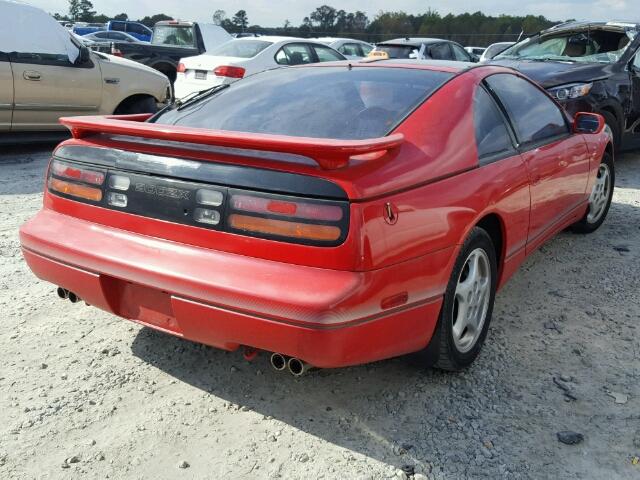 JN1RZ26D2TX590252 - 1996 NISSAN 300ZX 2+2 RED photo 4