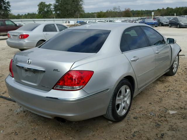 JH4KB16515C016479 - 2005 ACURA RL SILVER photo 4