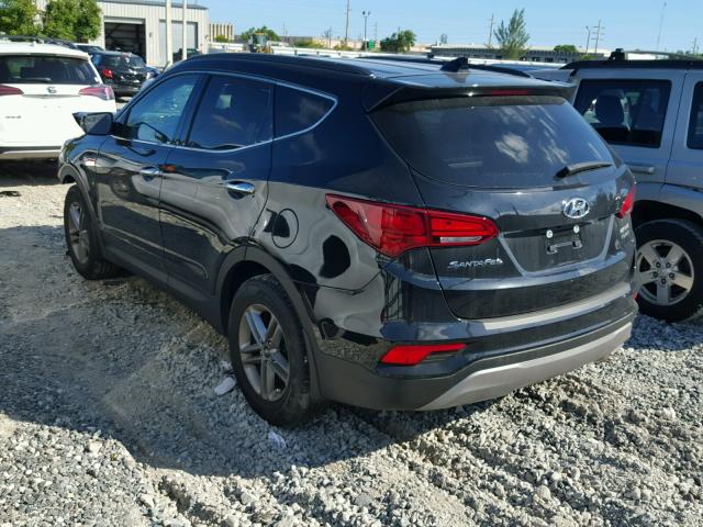 5NMZU3LB5HH023912 - 2017 HYUNDAI SANTA FE S 黑色 照片 3