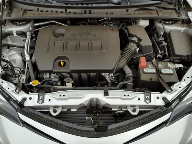 5YFBURHE8HP675212 - 2017 TOYOTA COROLLA L SILVER photo 7