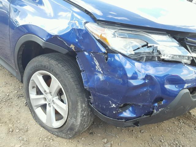 2T3WFREV7EW076481 - 2014 TOYOTA RAV4 BLUE photo 9