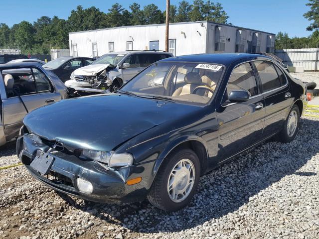 JNKAY21D5RM103591 - 1994 INFINITI J30 GREEN photo 2