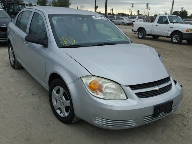 1G1AK55F277105495 - 2007 CHEVROLET COBALT LS SILVER photo 1