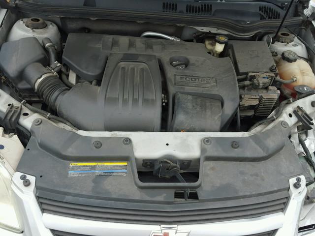 1G1AK55F277105495 - 2007 CHEVROLET COBALT LS SILVER photo 7