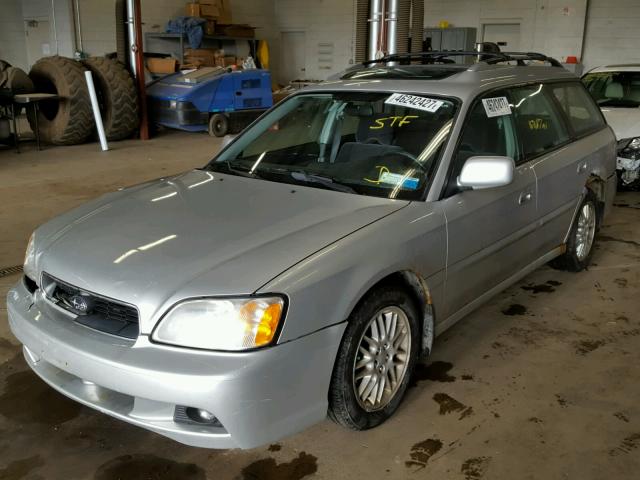 4S3BH635737301940 - 2003 SUBARU LEGACY L SILVER photo 2