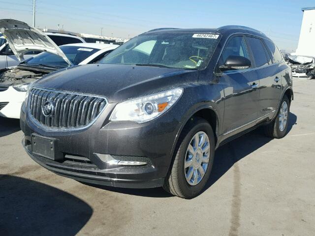 5GAKVBKD9FJ228041 - 2015 BUICK ENCLAVE BLACK photo 2