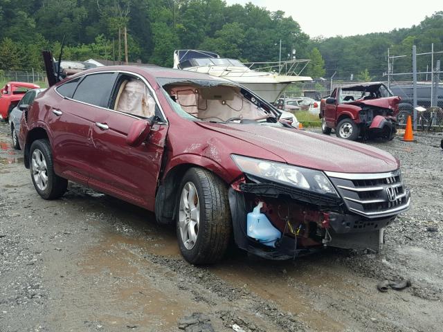 5J6TF2H55AL016101 - 2010 HONDA ACCORD CRO BURGUNDY photo 1