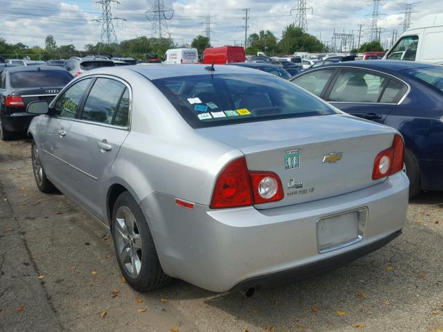 1G1ZC5EB3AF112367 - 2010 CHEVROLET MALIBU 1LT SILVER photo 3