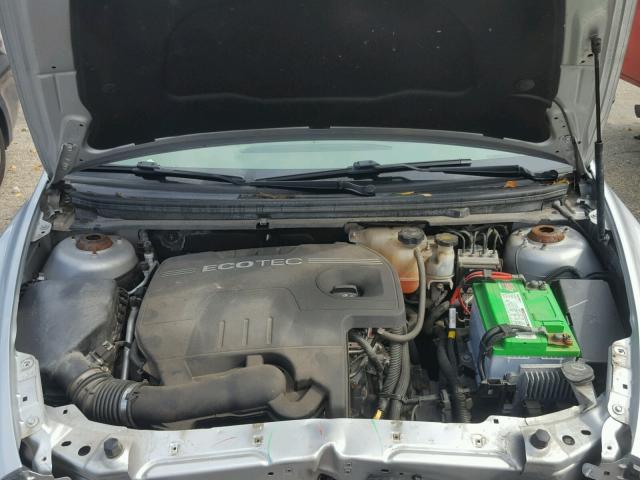 1G1ZC5EB3AF112367 - 2010 CHEVROLET MALIBU 1LT SILVER photo 7