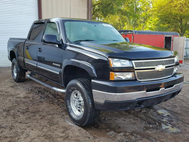 1GCHK23U96F202350 - 2006 CHEVROLET SILVERADO BLACK photo 1