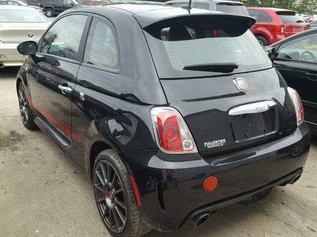 3C3CFFFH1DT741959 - 2013 FIAT 500 BLACK photo 3