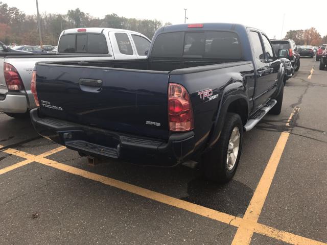 5TEMU52NX6Z295127 - 2006 TOYOTA TACOMA BLUE photo 4