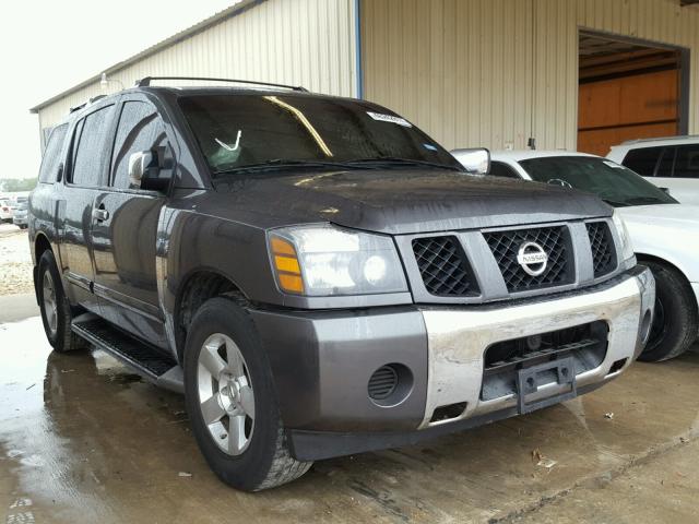 5N1AA08A24N713601 - 2004 NISSAN ARMADA GRAY photo 1