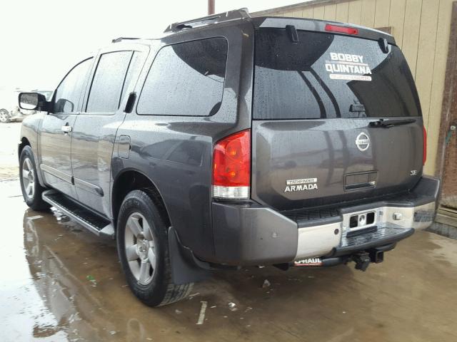 5N1AA08A24N713601 - 2004 NISSAN ARMADA GRAY photo 3