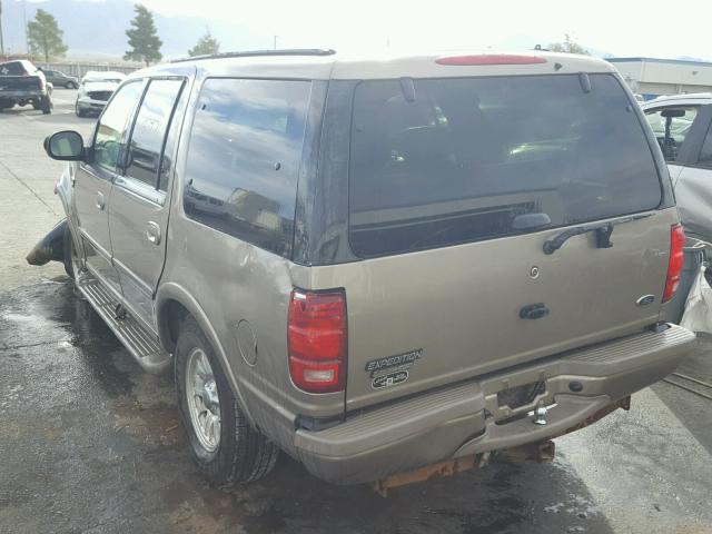 1FMPU18L11LB39556 - 2001 FORD EXPEDITION GOLD photo 3