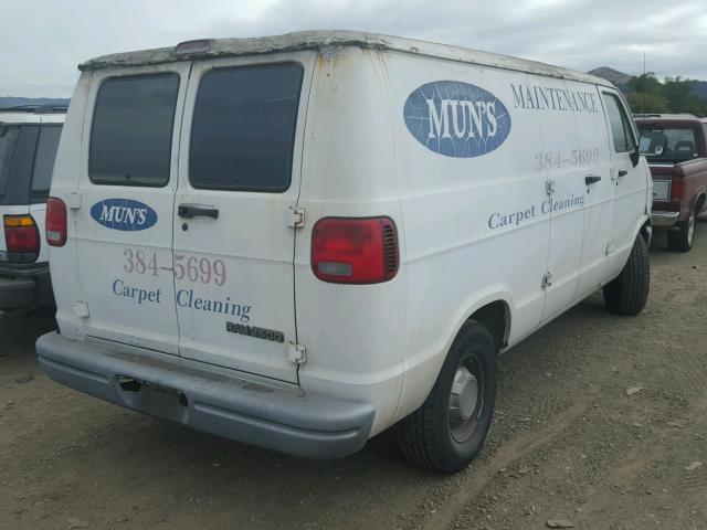 2B7HB21Y6SK512652 - 1995 DODGE RAM VAN WHITE photo 4