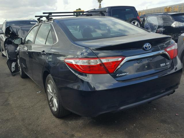 4T1BD1FK9FU164548 - 2015 TOYOTA CAMRY HYBR BLACK photo 3