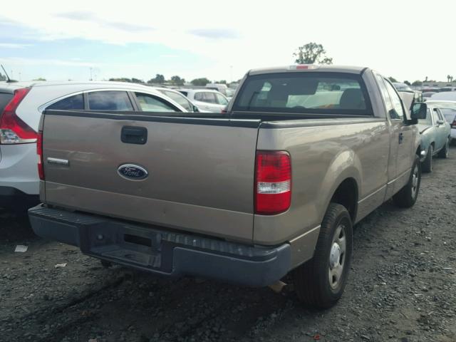 1FTVF125X5NB23155 - 2005 FORD F150 BROWN photo 4