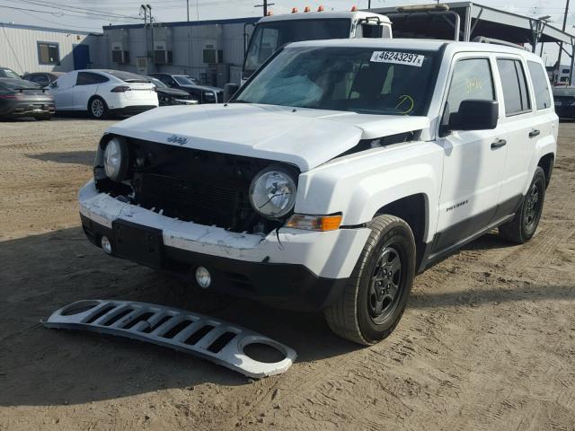 1C4NJPBA8GD698880 - 2016 JEEP PATRIOT SP WHITE photo 2