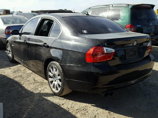 WBAVB33546KS38484 - 2006 BMW 330 I BLACK photo 3