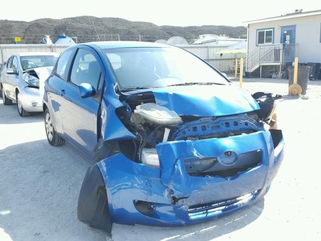 JTDJT923775097394 - 2007 TOYOTA YARIS BLUE photo 1