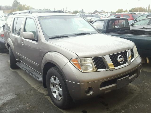 5N1AR18U16C649767 - 2006 NISSAN PATHFINDER BROWN photo 1