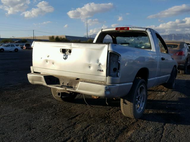 1D7HA16D45J548204 - 2005 DODGE RAM 1500 S SILVER photo 4