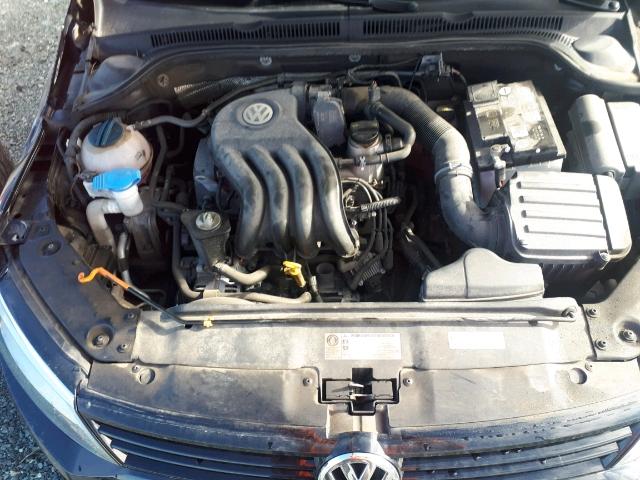 3VW2K7AJXEM421194 - 2014 VOLKSWAGEN JETTA BASE BLACK photo 7