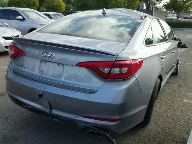 5NPE24AF5GH409411 - 2016 HYUNDAI SONATA SILVER photo 4