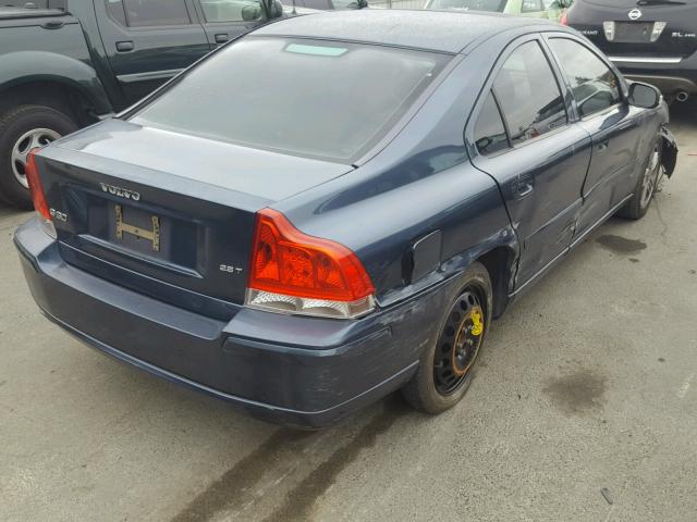 YV1RS592X72612069 - 2007 VOLVO S60 2.5T CHARCOAL photo 4