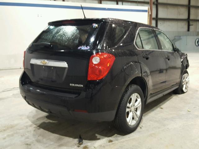 2GNALAEK4E6141428 - 2014 CHEVROLET EQUINOX LS BLACK photo 4