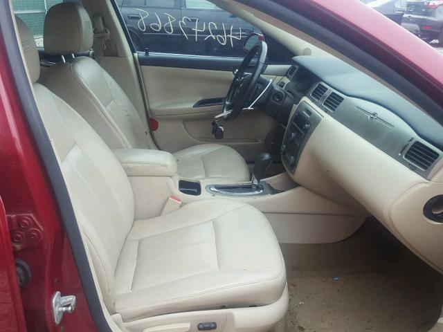 2G1WD58C069320792 - 2006 CHEVROLET IMPALA SUP ბურგუნდია ფოტო 5