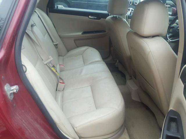 2G1WD58C069320792 - 2006 CHEVROLET IMPALA SUP ბურგუნდია ფოტო 6