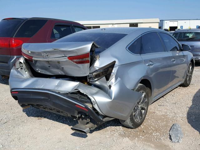4T1BK1EB7GU206188 - 2016 TOYOTA AVALON XLE SILVER photo 4
