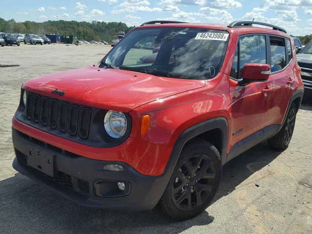 ZACCJABB7HPG04147 - 2017 JEEP RENEGADE L RED photo 2