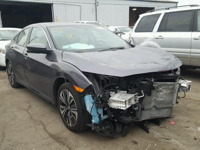 19XFC1F71GE034252 - 2016 HONDA CIVIC EXL GRAY photo 1