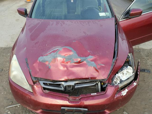 1HGCM56693A090503 - 2003 HONDA ACCORD EX RED photo 7