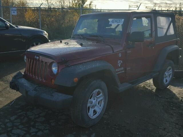 1J4AA2D18BL573062 - 2011 JEEP WRANGLER S RED photo 2