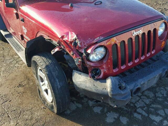 1J4AA2D18BL573062 - 2011 JEEP WRANGLER S RED photo 9