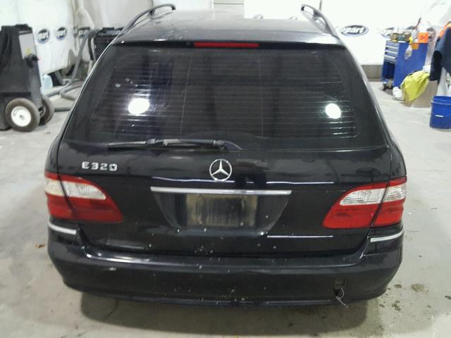 WDBUH65J54A376688 - 2004 MERCEDES-BENZ E BLACK photo 9