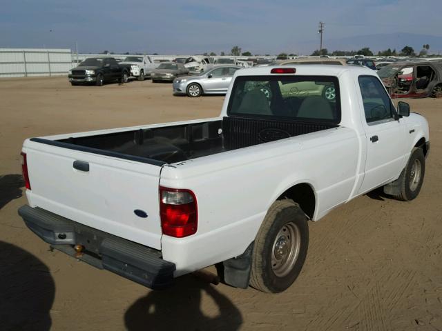 1FTYR10U01PB32492 - 2001 FORD RANGER WHITE photo 4